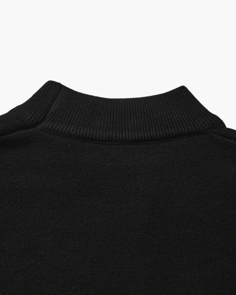 Essential Ribbed High Neck Sweater