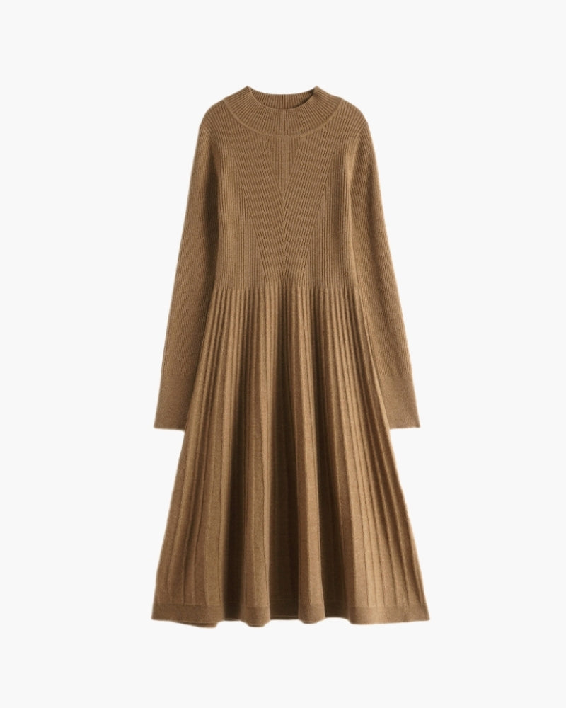 Pure Cashmere A-line Dress