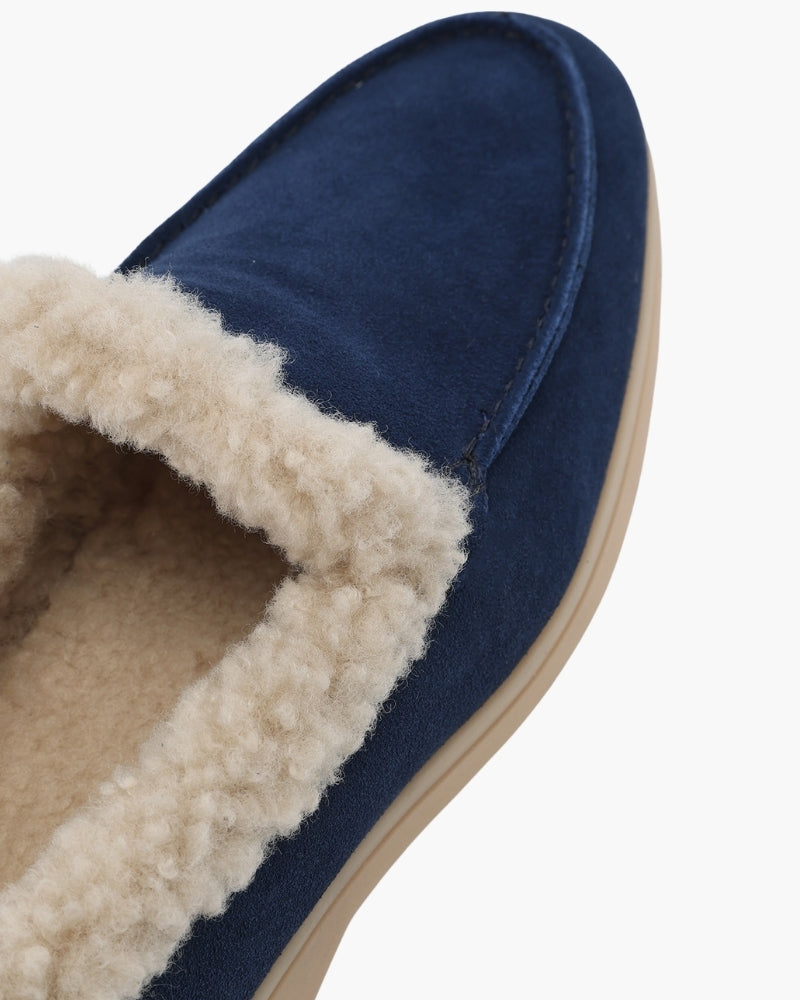 Premium Loafers with Fur Lining