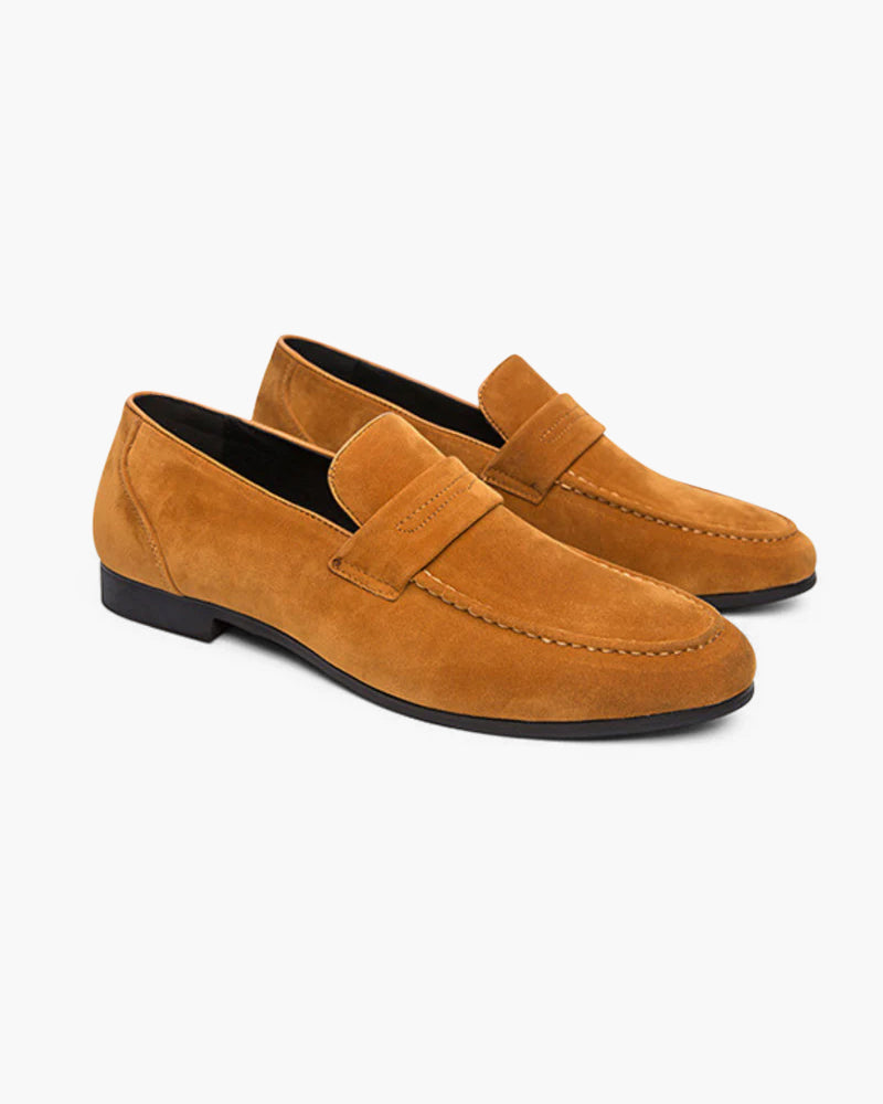 Mocassins Penny de camurça