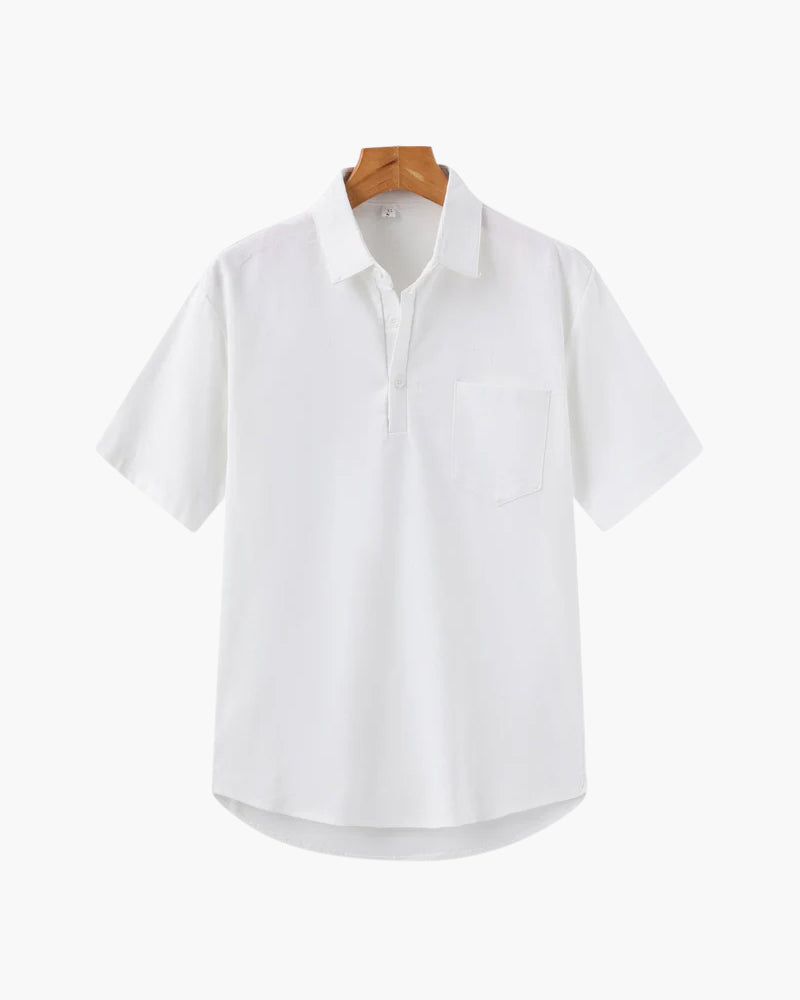 Casablanca — Linen Polo Shirt