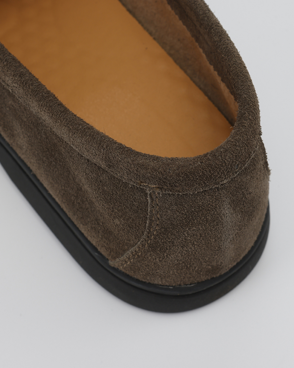 Premium Suede Loafers – Black Sole