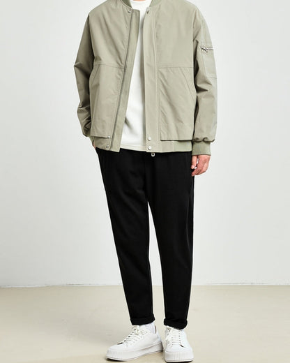 Jaqueta Bomber Minimalista