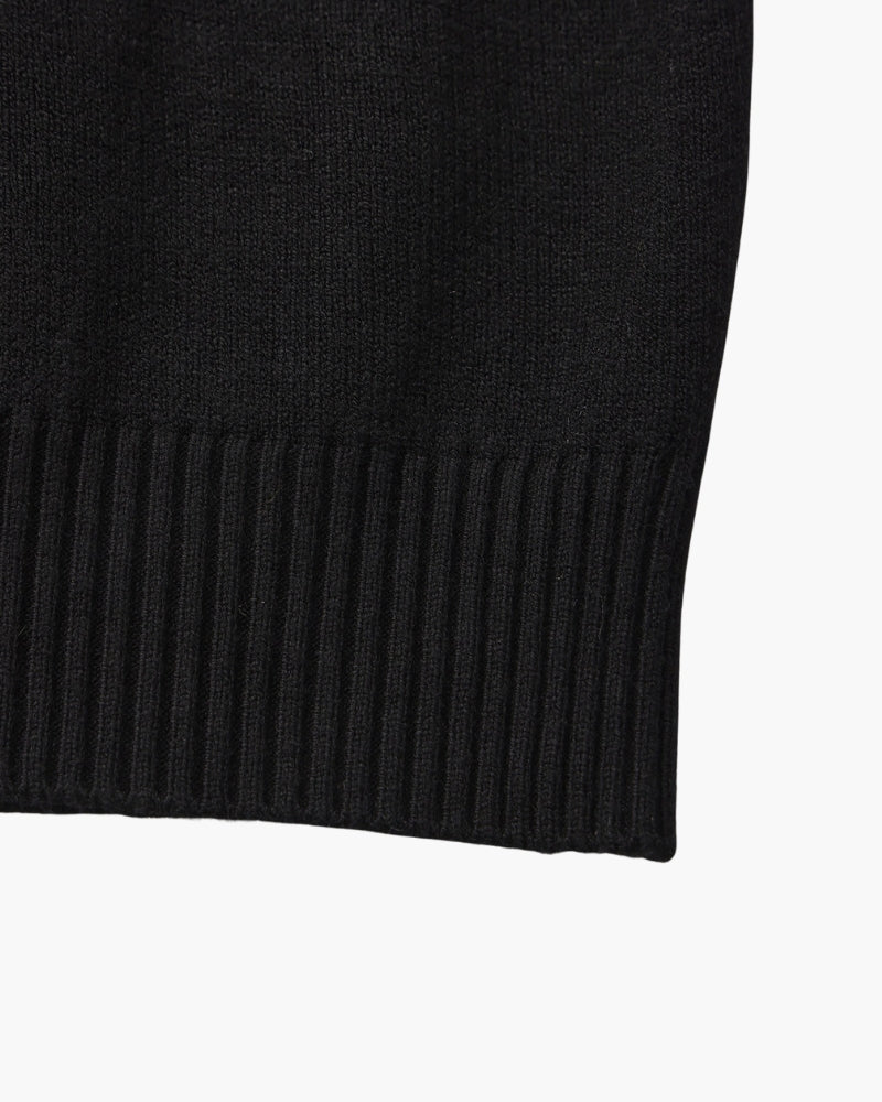 Essential Ribbed High Neck Sweater
