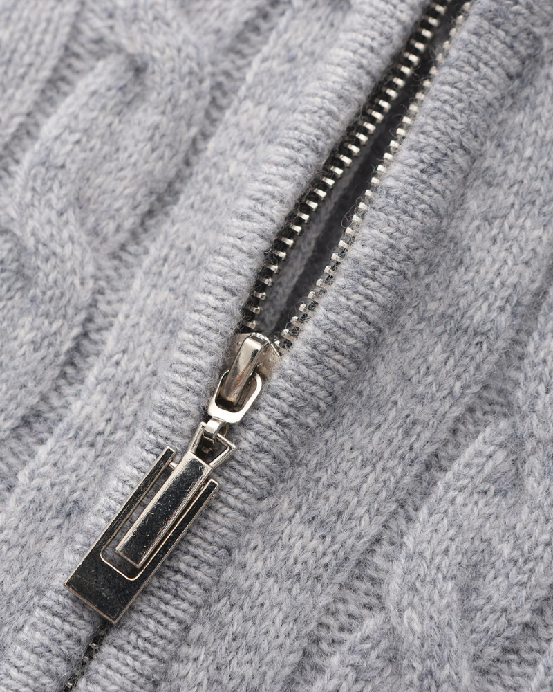 100% Cashmere Half-Zip Sweater