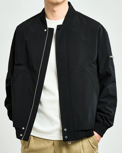 Jaqueta Bomber Minimalista