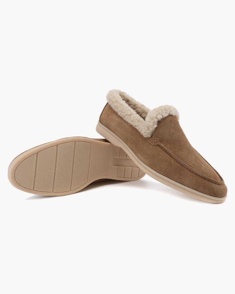 Premium Loafers with Fur Lining