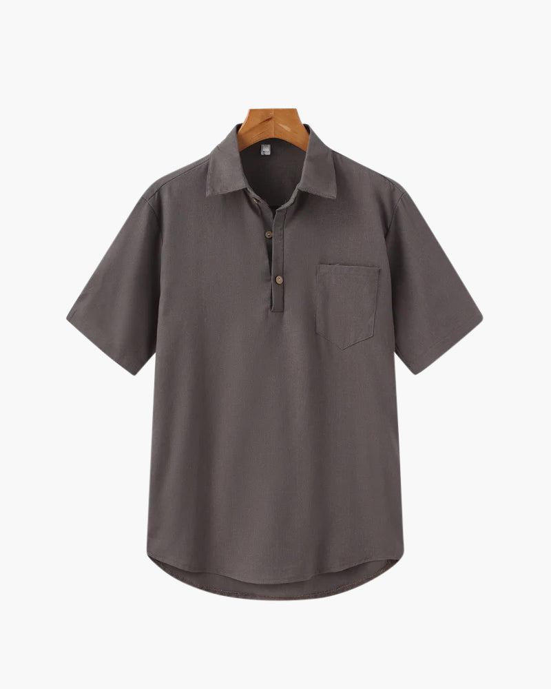 Casablanca — Linen Polo Shirt