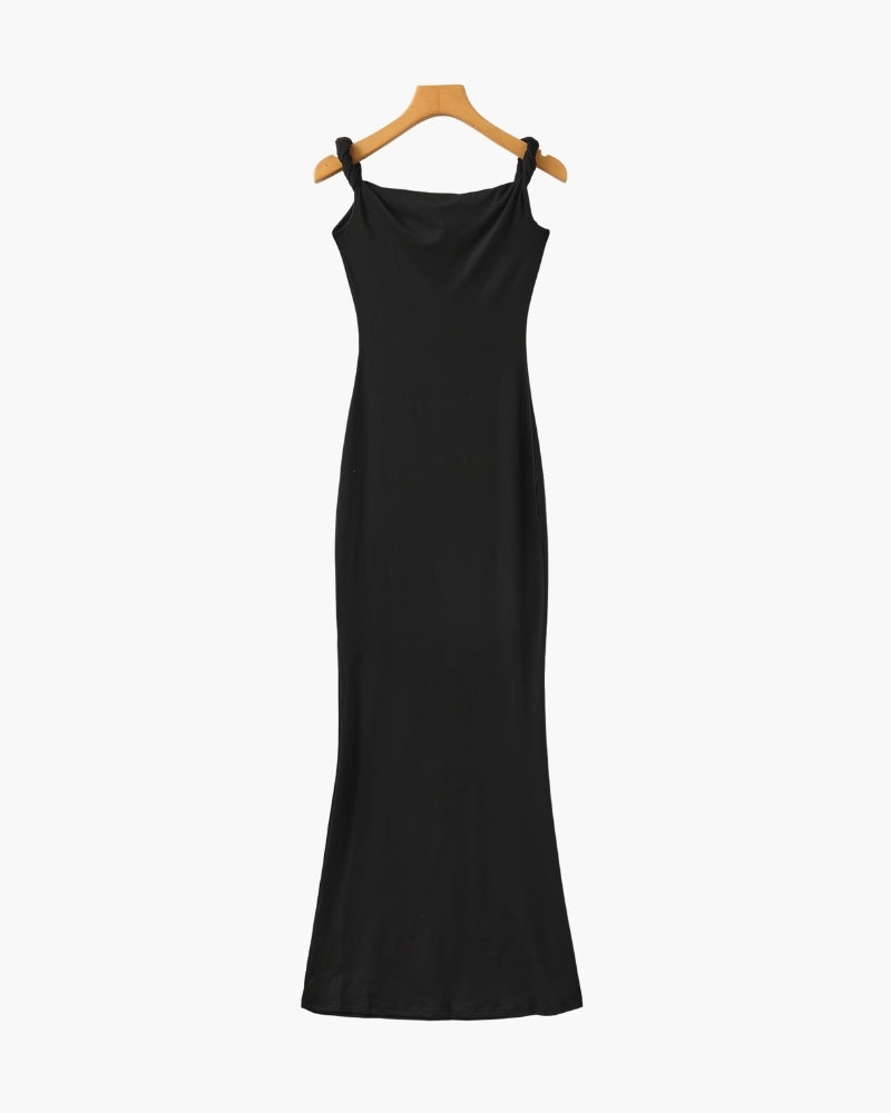 One-Shoulder Bodycon Maxi Dress