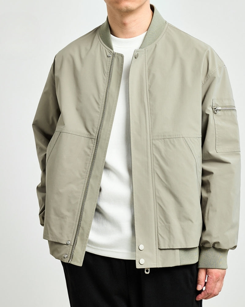 Jaqueta Bomber Minimalista