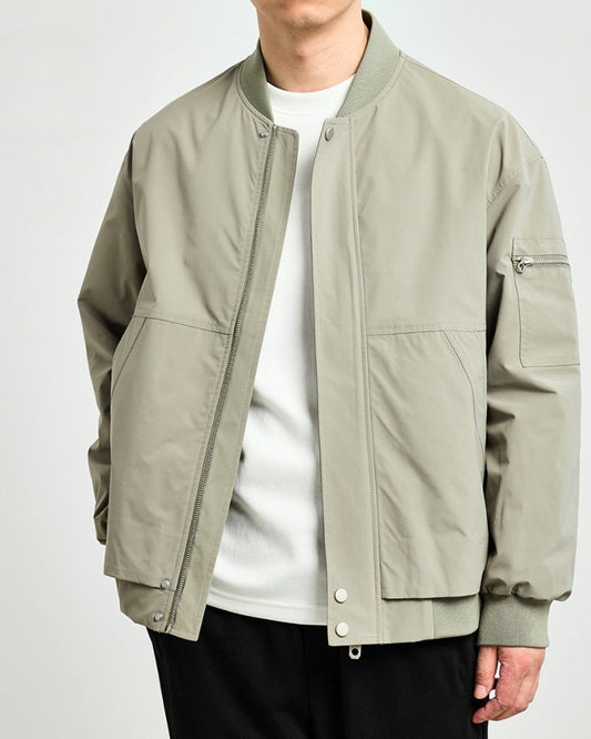 Jaqueta Bomber Minimalista