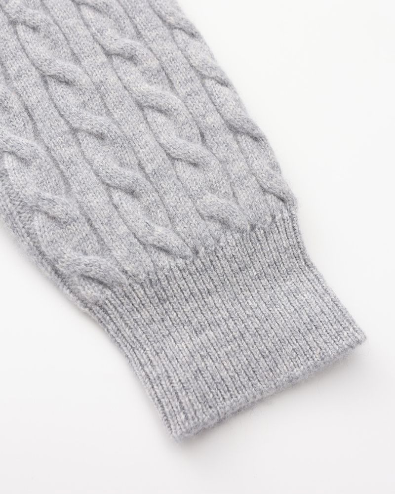 100% Cashmere Half-Zip Sweater