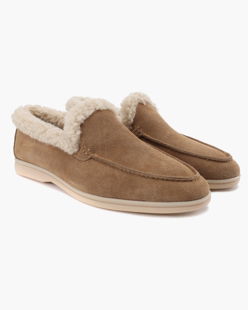 Premium Loafers with Fur Lining