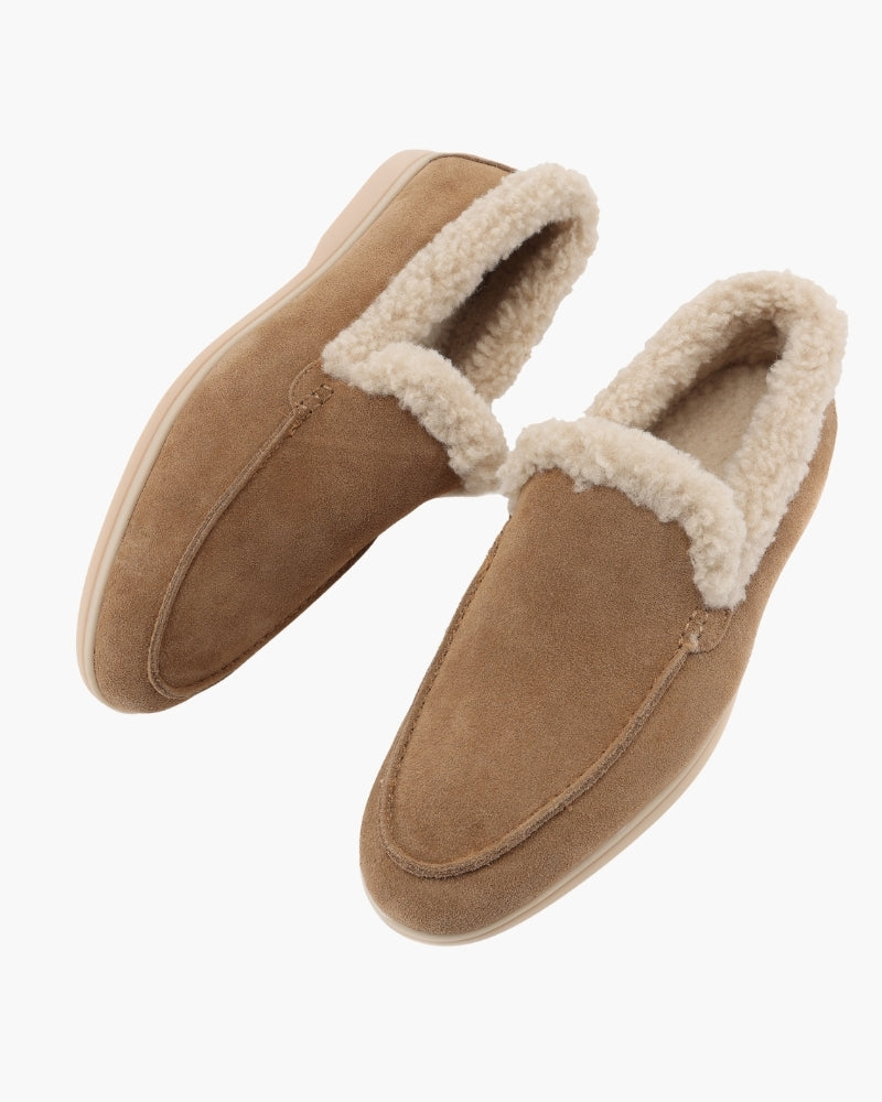 Premium Loafers with Fur Lining