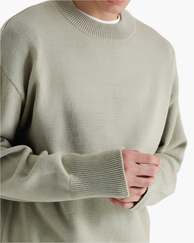 Premium 100% wool turtleneck