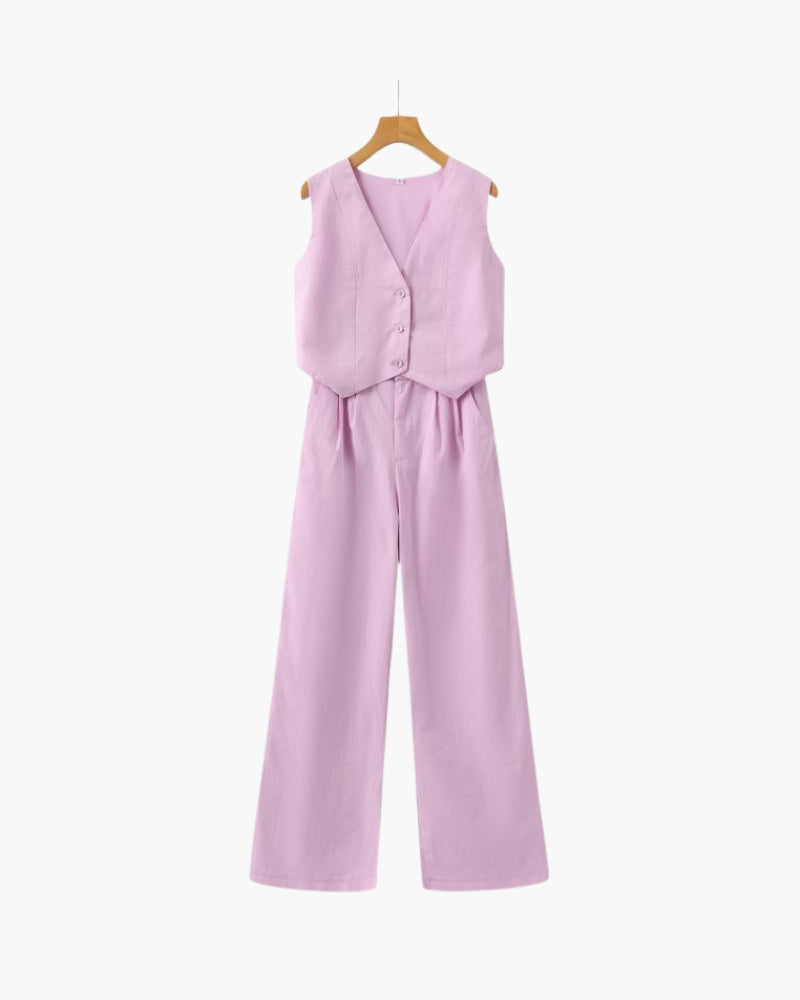 Elegant Lady - Vibrant Tailored Set