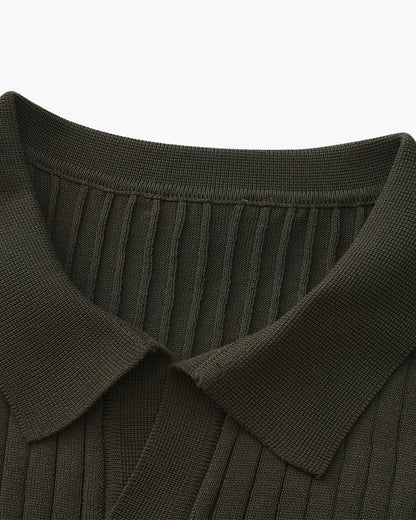 Polo de Malha Canelada Premium