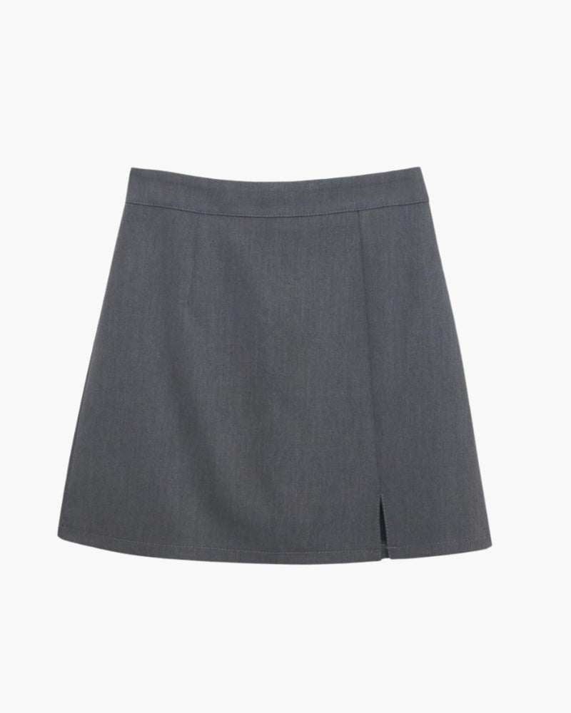 Straight Mini Skirt