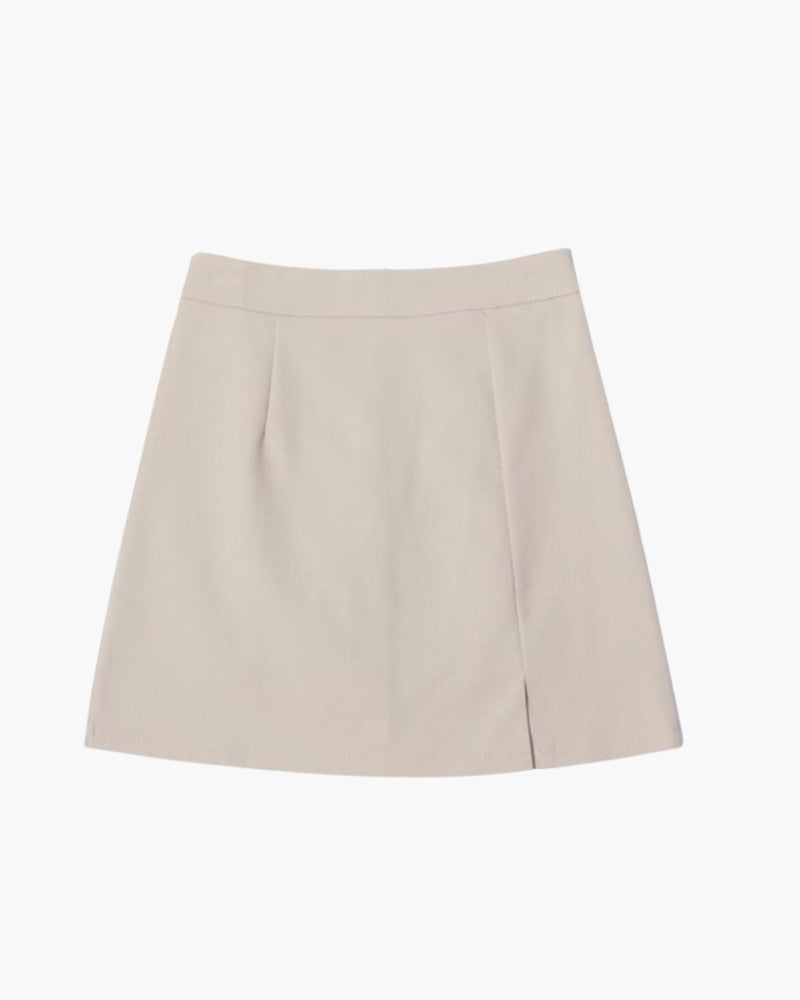 Straight Mini Skirt