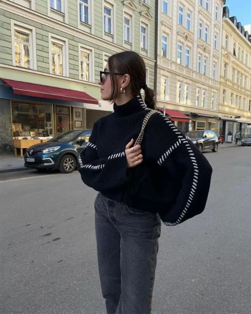 Lilac Stitch Sweater