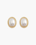 Radiance Oval Pearl Earrings