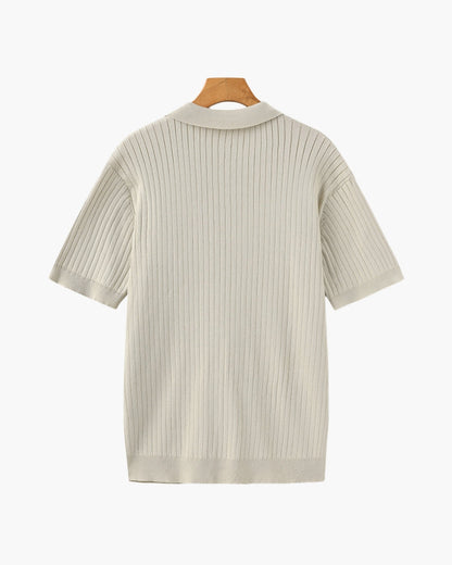 Polo de Malha Canelada Premium