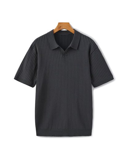 Polo de Malha Canelada Premium