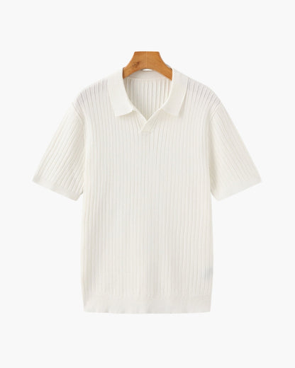 Polo de Malha Canelada Premium