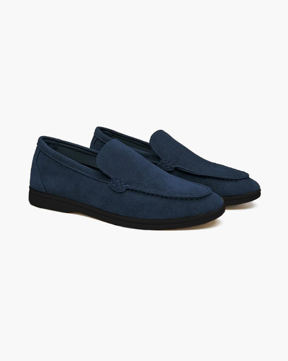 Mocassins Premium em Camurça – Sola Preta
