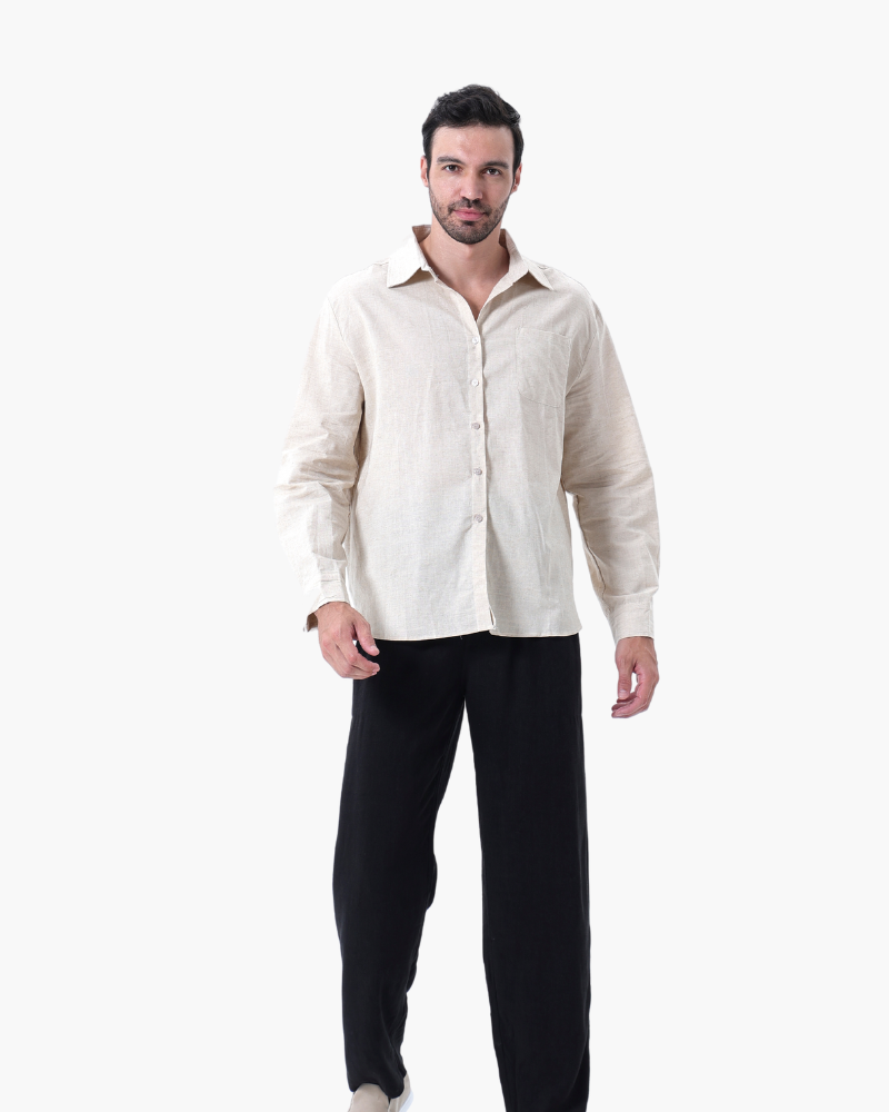Conjunto de Linho Old Money (Manga Comprida)
