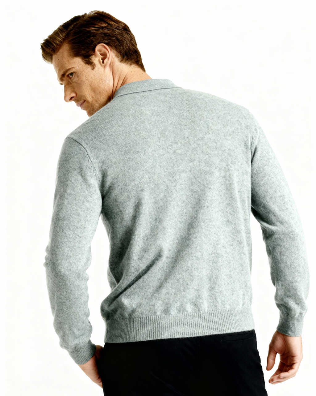 100% Cashmere Polo Shirt