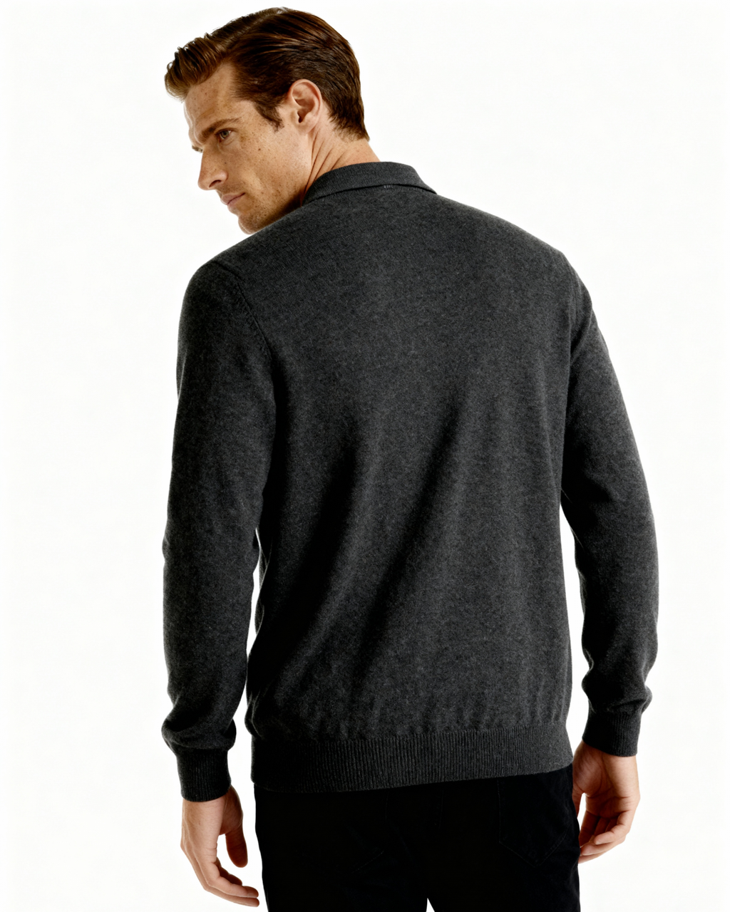 100% Cashmere Polo Shirt
