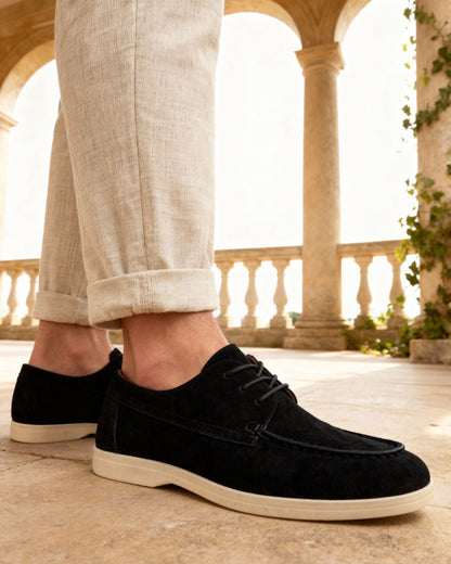 Sapatos de Camurça Premium com Atacadores