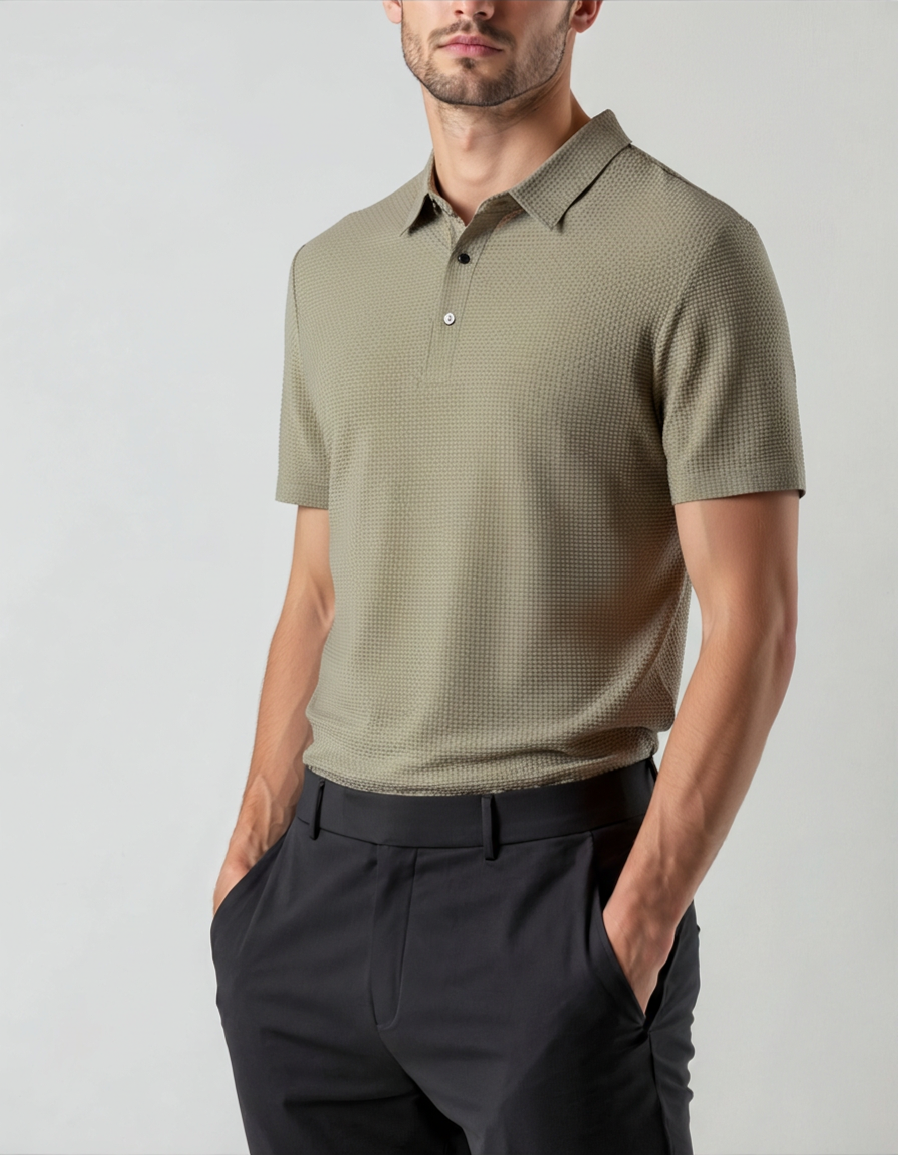Prestige Silk Polo Shirt (anti-wrinkle)