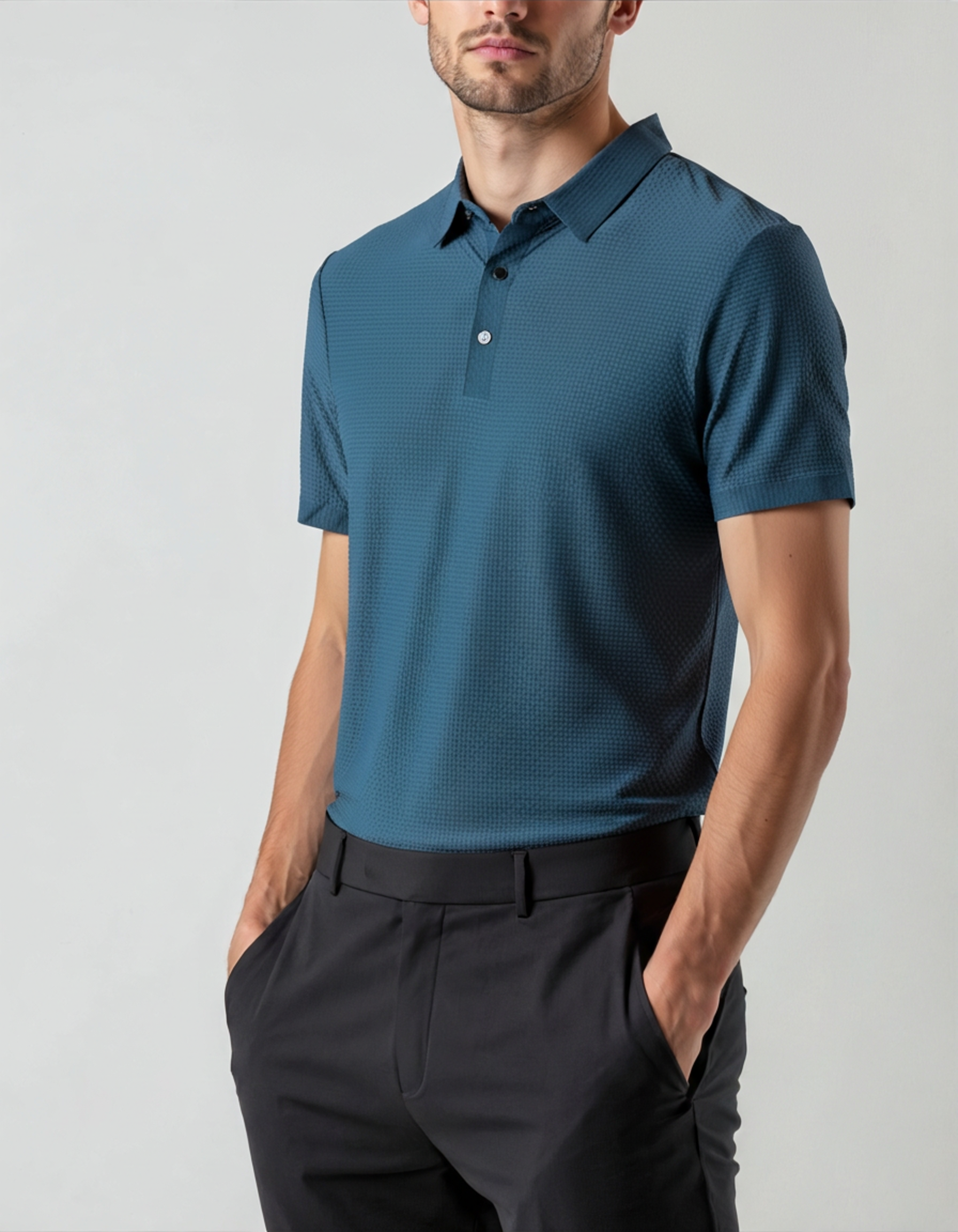 Prestige Silk Polo Shirt (anti-wrinkle)