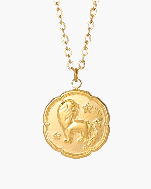 Colar com Signo do Zodíaco - Dourado