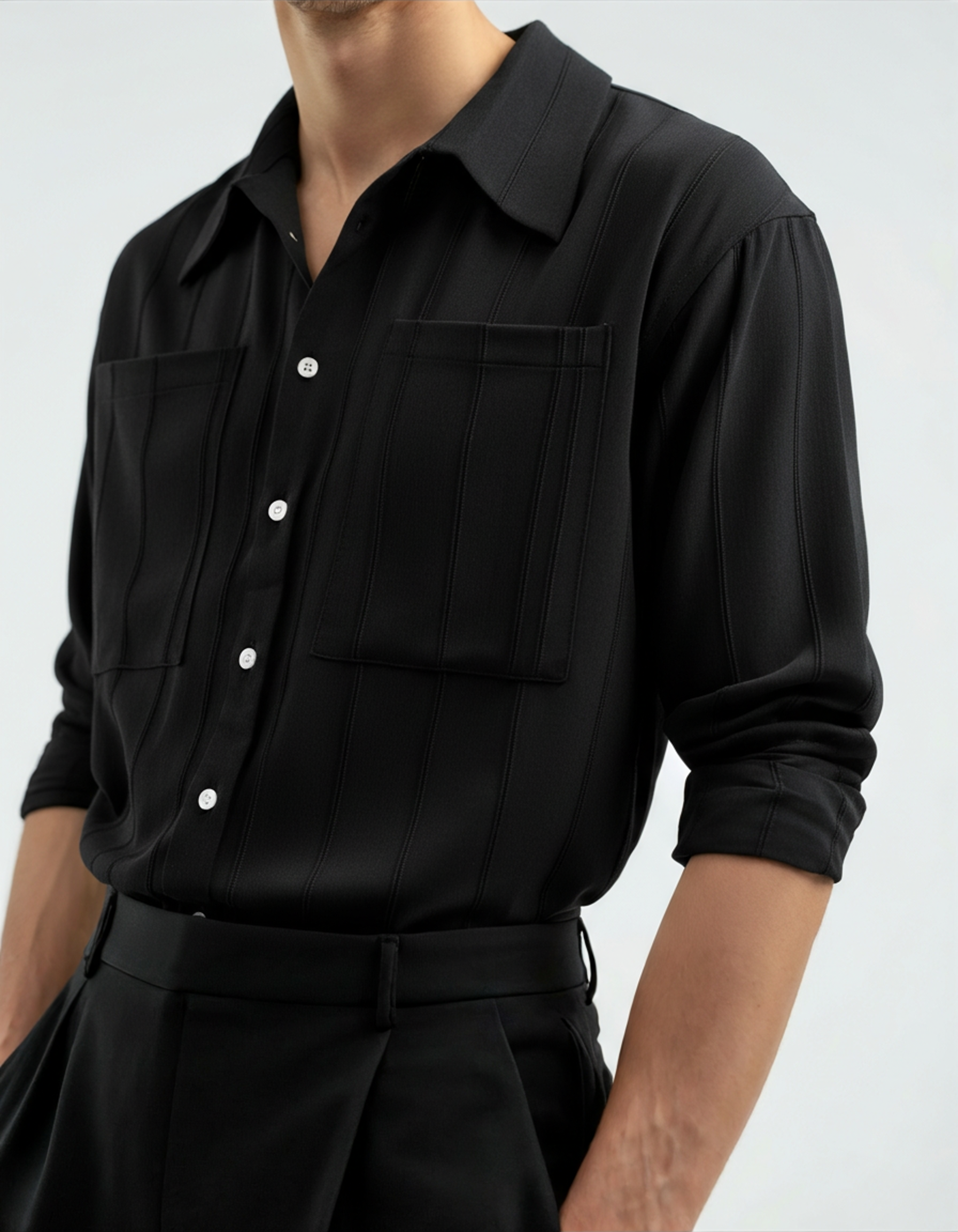 ST Tropez ribbed shirt