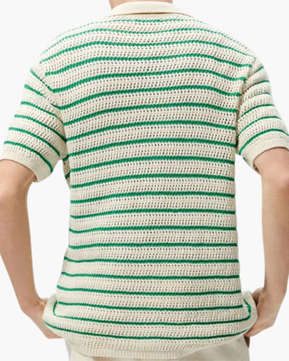 Camisa de Malha com Botões Marbella