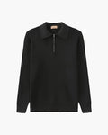 Cashmere Jumper with Half Zip