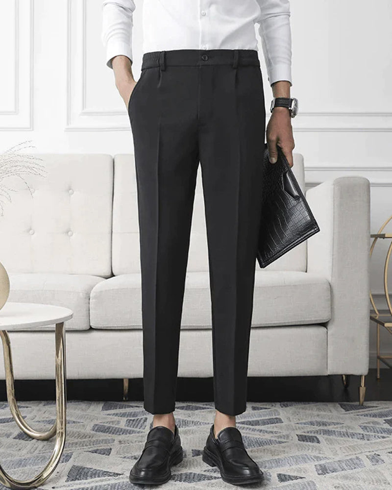 Stretch Trousers with Anti-Crease Technology