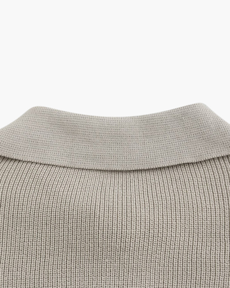 Cashmere Jumper with Half Zip