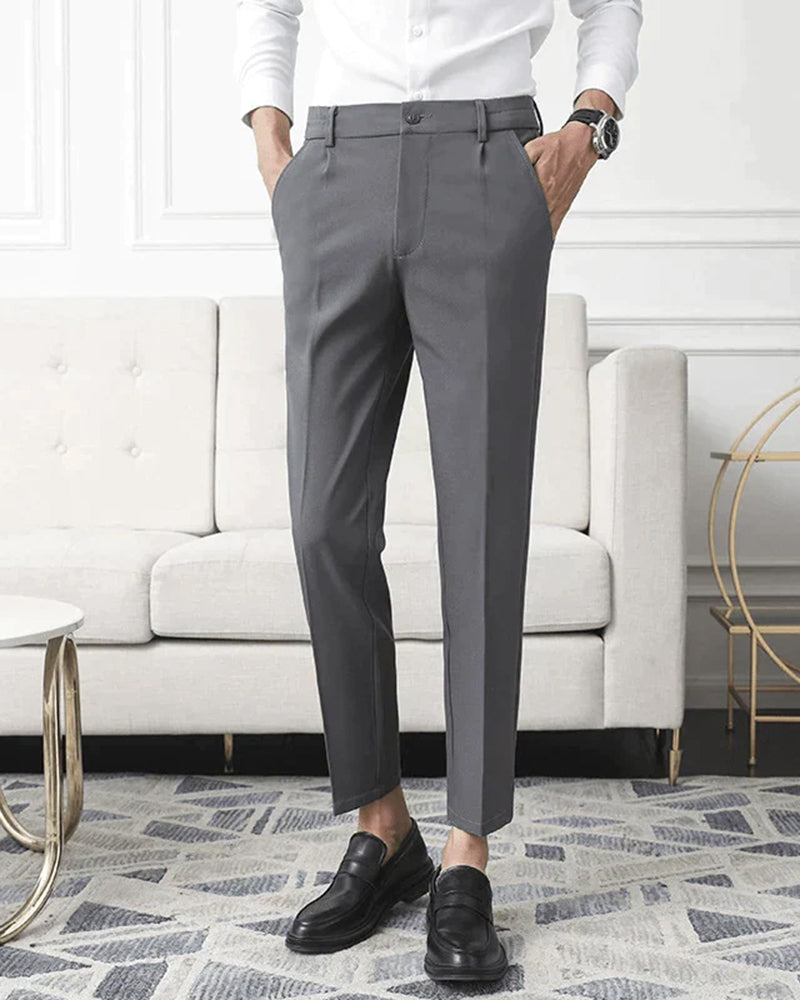 Stretch Trousers with Anti-Crease Technology