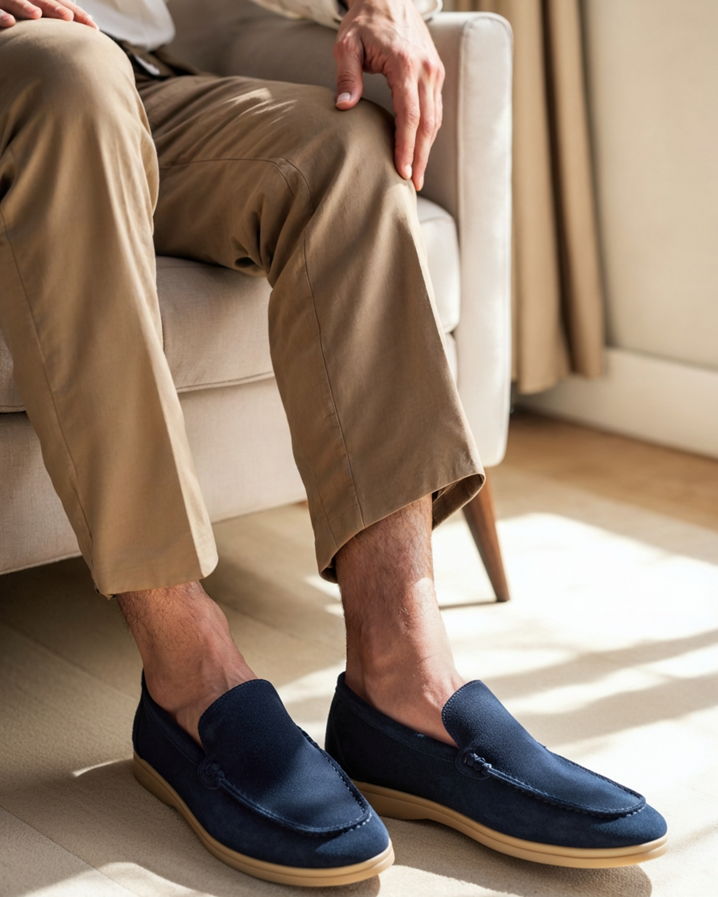 Mocassins de Camurça Premium
