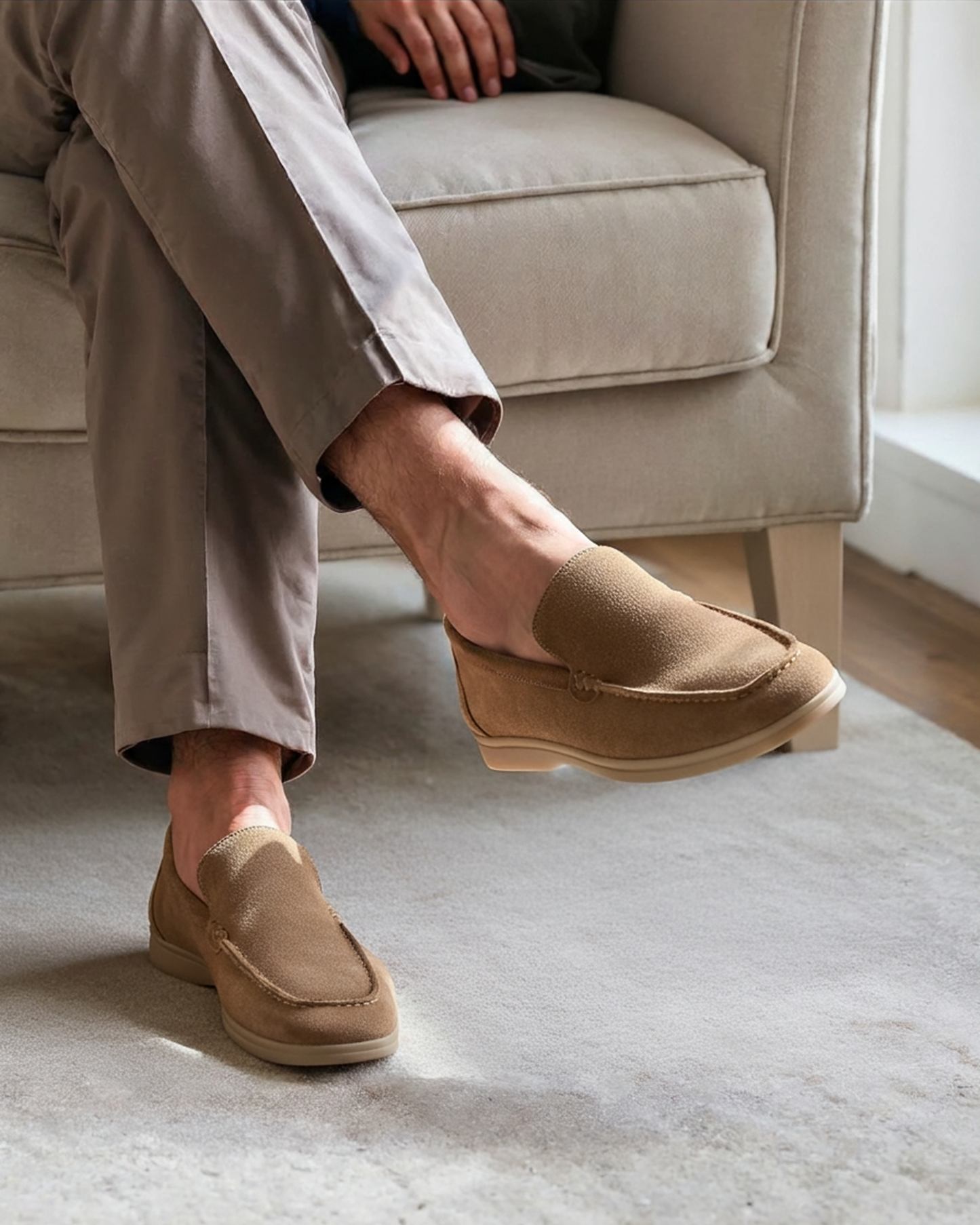 Mocassins de Camurça Premium