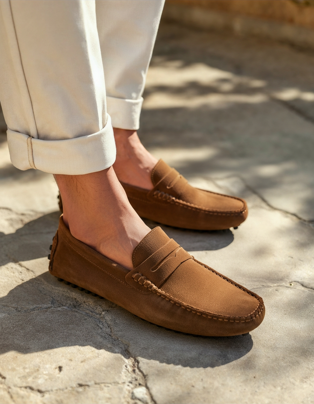 Suede Loafers