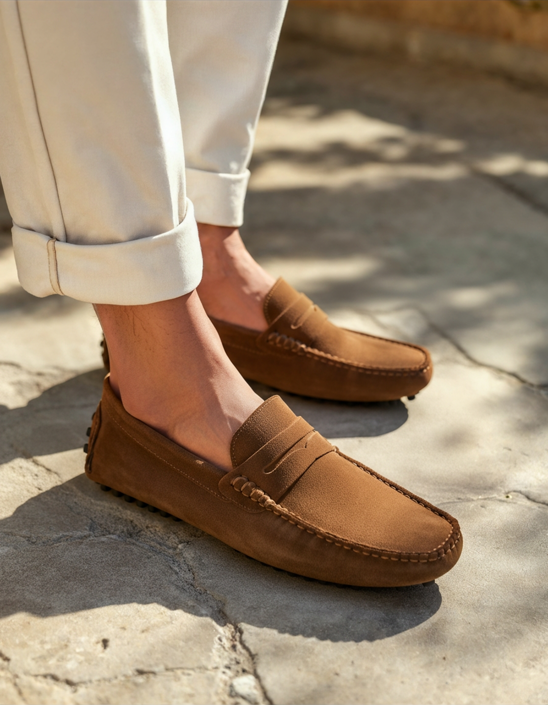 Suede Loafers