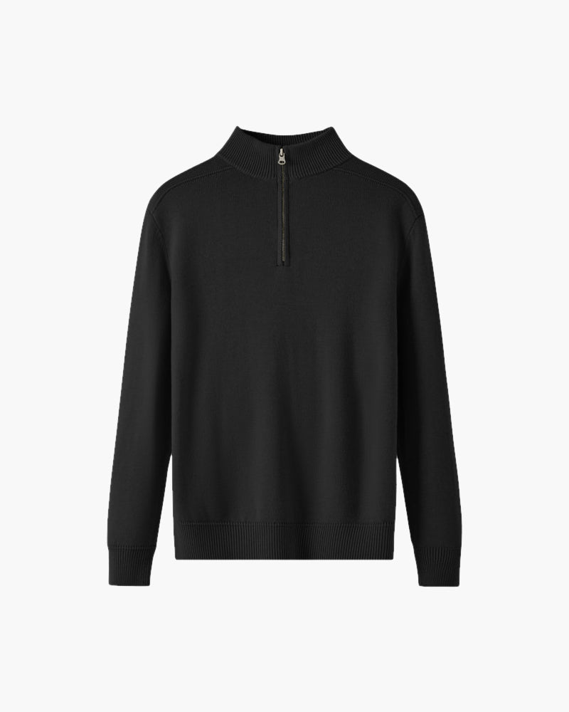 100% Merino Wool Half-Zip Jumper