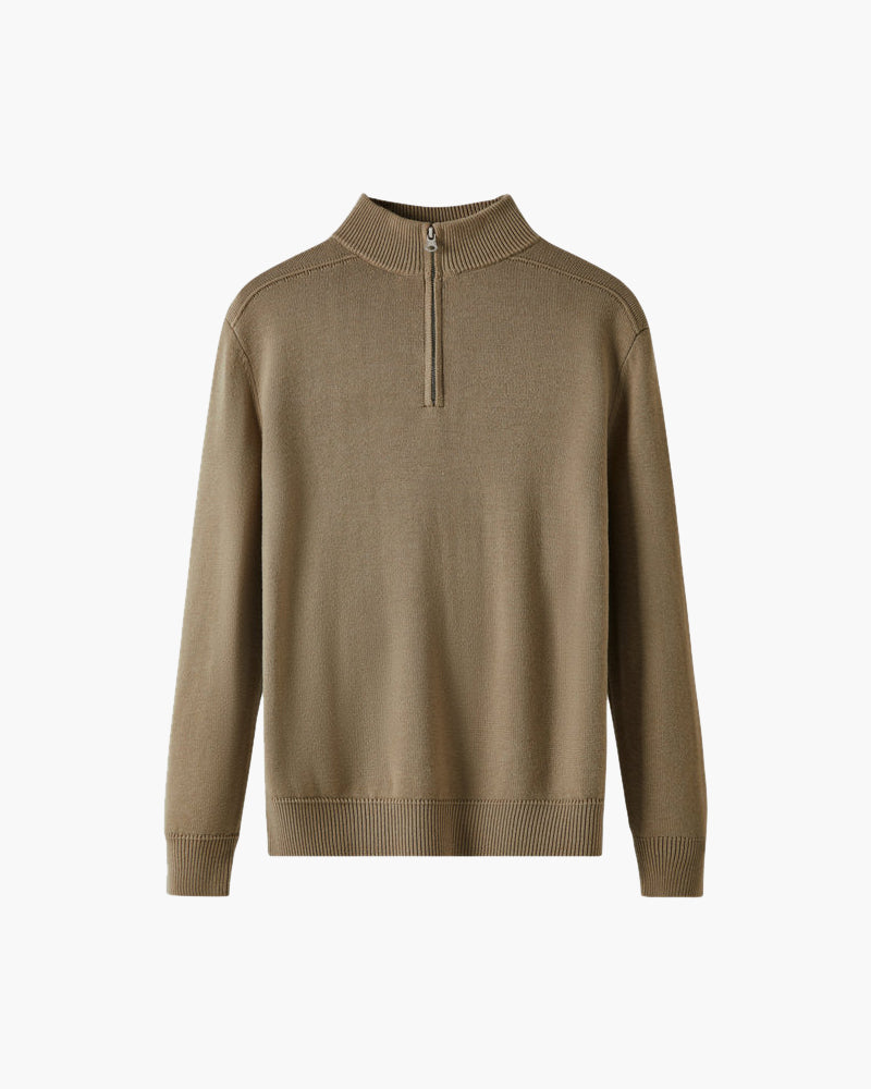 100% Merino Wool Half-Zip Jumper